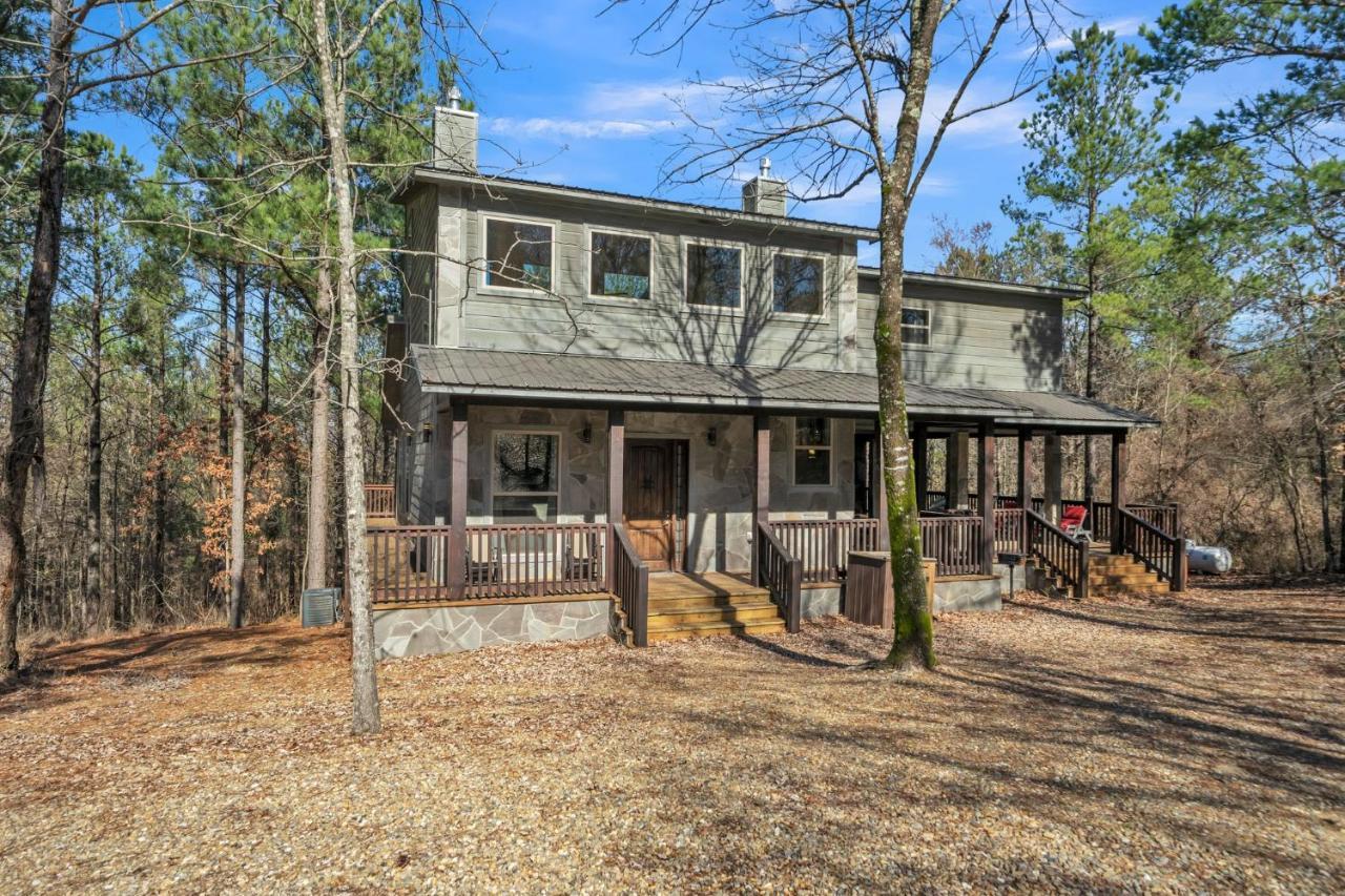Merlot Mountain - Heated Spa Pool And Hot Tub! Cabin Broken Bow Exterior photo
